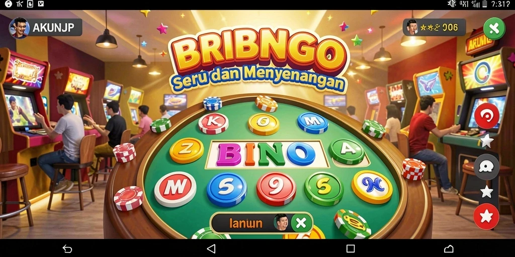 Tampilan gameplay Bingo yang menarik dan interaktif.