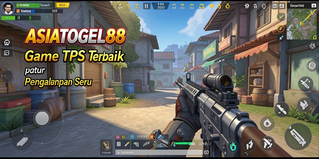 Screenshot ASIATOGEL88 menampilkan aksi seru dari gameplay TPS.