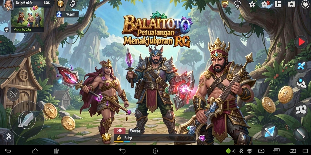 Tampilan gameplay BALAITOTO yang mengasyikkan dan penuh aksi di dunia RPG.