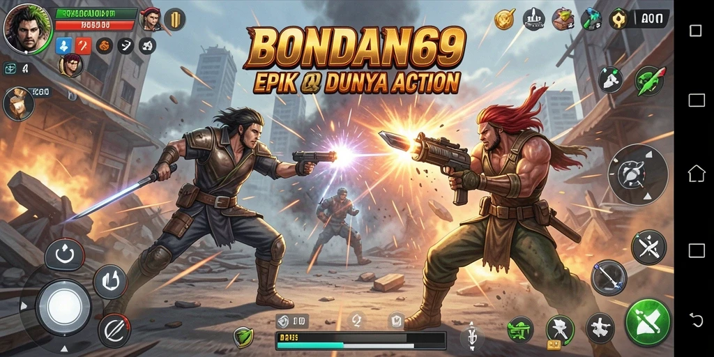 Tampilan seru dari gameplay BONDAN69 yang penuh aksi.