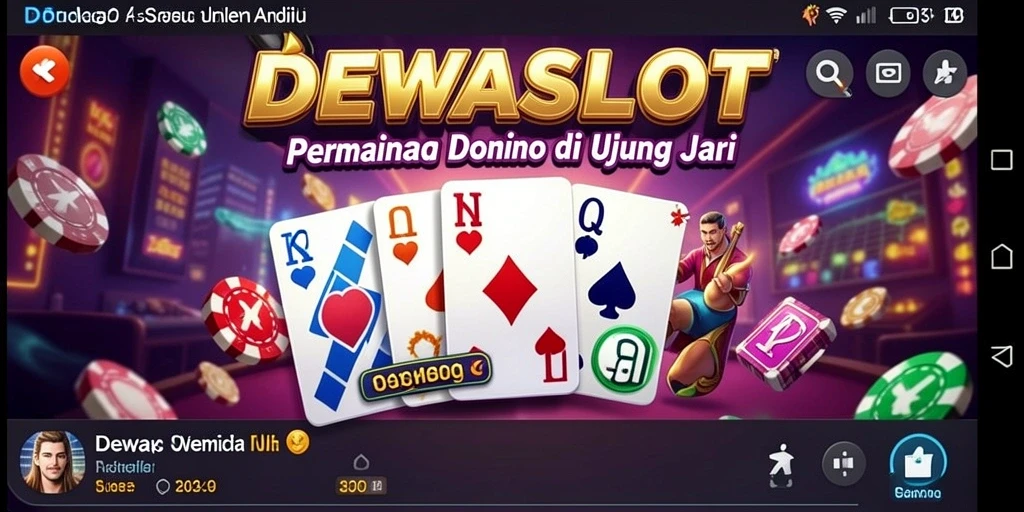 Tampilan menarik dari gameplay DEWASLOT di perangkat mobile.