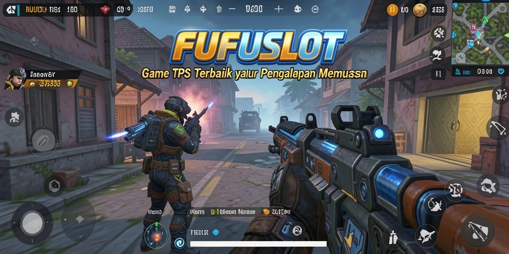 Screenshot gameplay FUFUSLOT yang menunjukkan aksi mendebarkan dalam TPS.