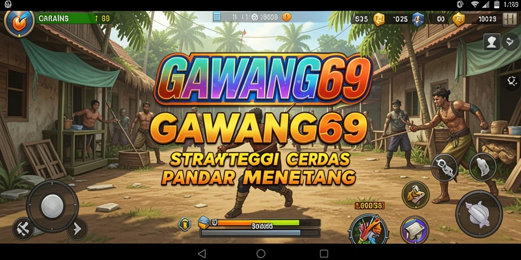 Tangkapan layar utama GAWANG69 menampilkan aksi strategi yang intens.