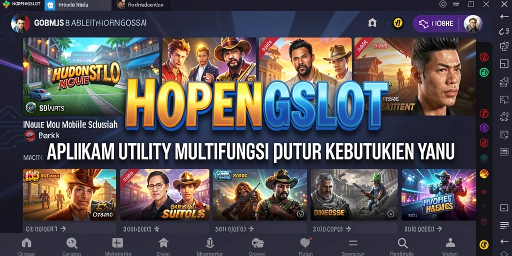 Tampilan antarmuka HOPENGSLOT yang sederhana dan fungsional.