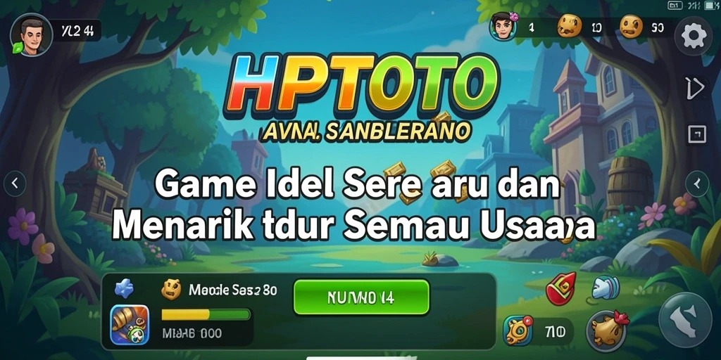 Tampilan gameplay HPTOTO dengan elemen Idle yang menarik.