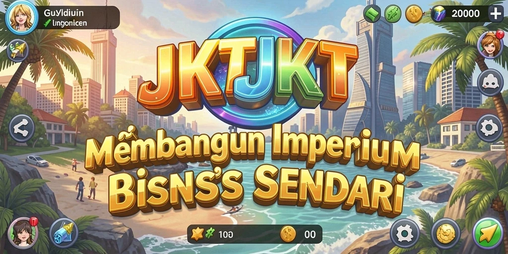 Screenshot utama JKTJKT menampilkan gameplay Tycoon yang menarik.