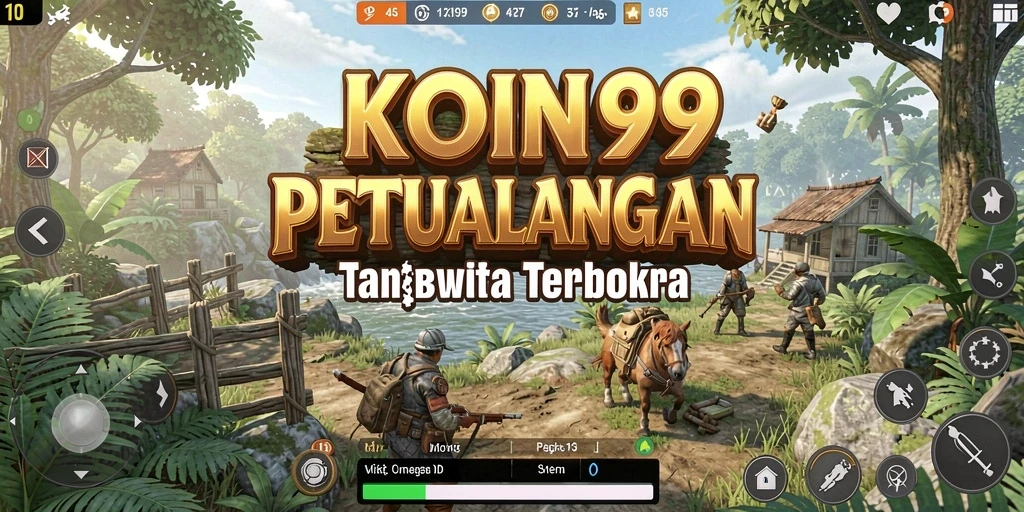 Tampilan gameplay KOIN99 yang memukau dalam dunia Open World.