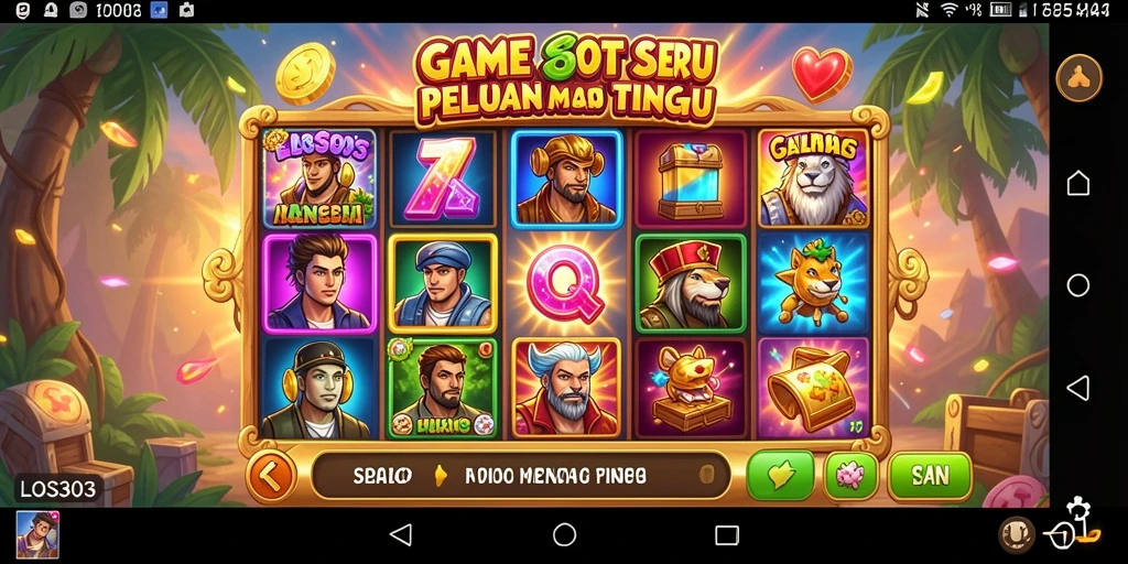 Tampak gameplay seru dan penuh warna dari LOS303.