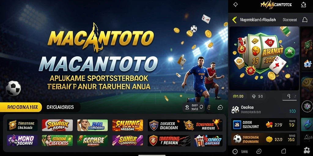Tampilan gameplay taruhan olahraga yang menarik di MACANTOTO.