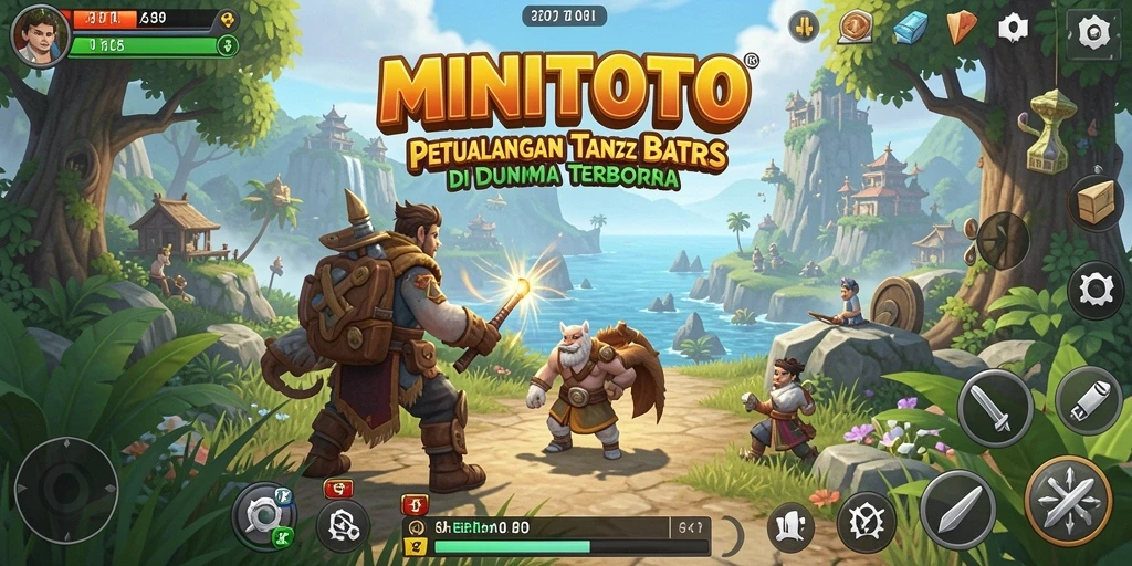Tampilan gameplay <strong>MINITOTO</strong> yang menakjubkan dalam dunia Open World.