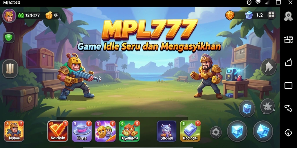 Screenshot gameplay MPL777 menunjukkan cara kerja sistem Idle yang intuitif.