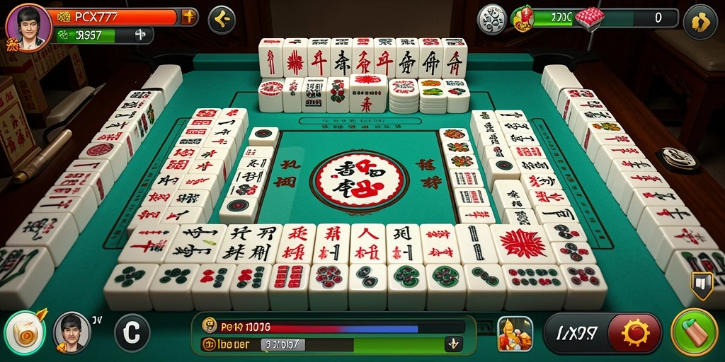 Gameplay seru Mahjong di PCX777 dengan grafis menarik.