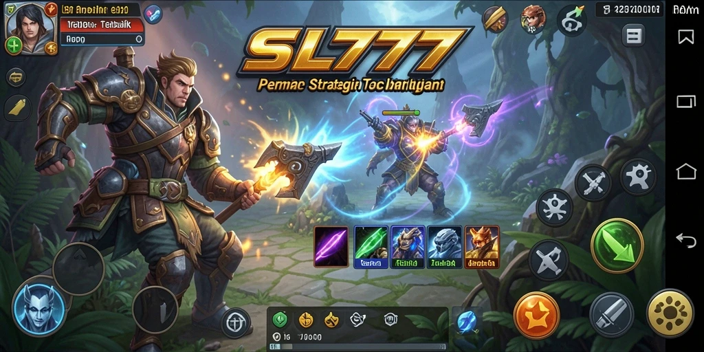 Tampilan utama gameplay SL777 yang menantang dan strategis.