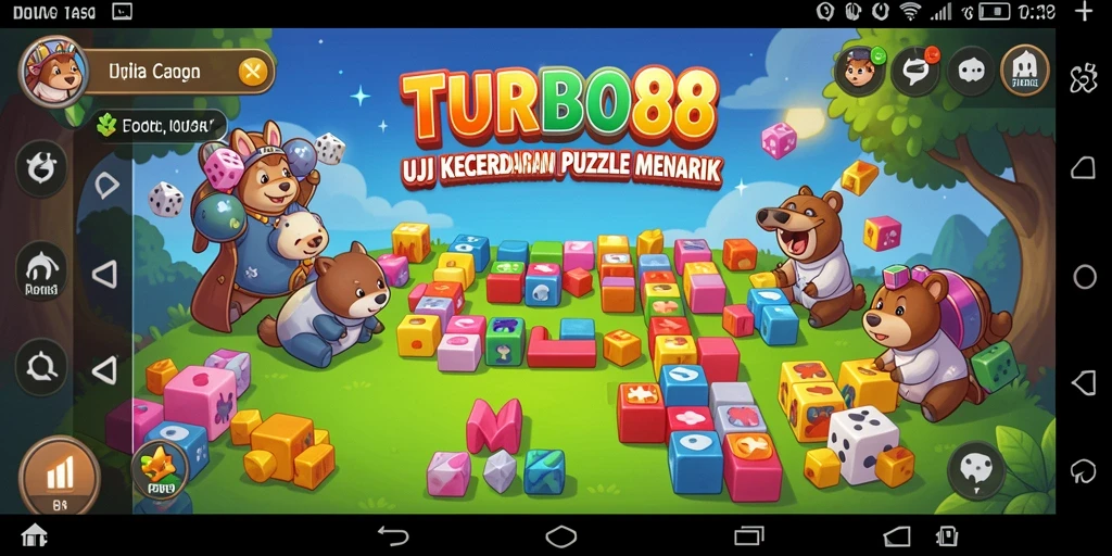Screenshot TURBO88 menampilkan tingkat kesulitan puzzle yang menarik.