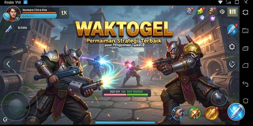 Tampilan gameplay strategis yang menantang di WAKTOGEL.